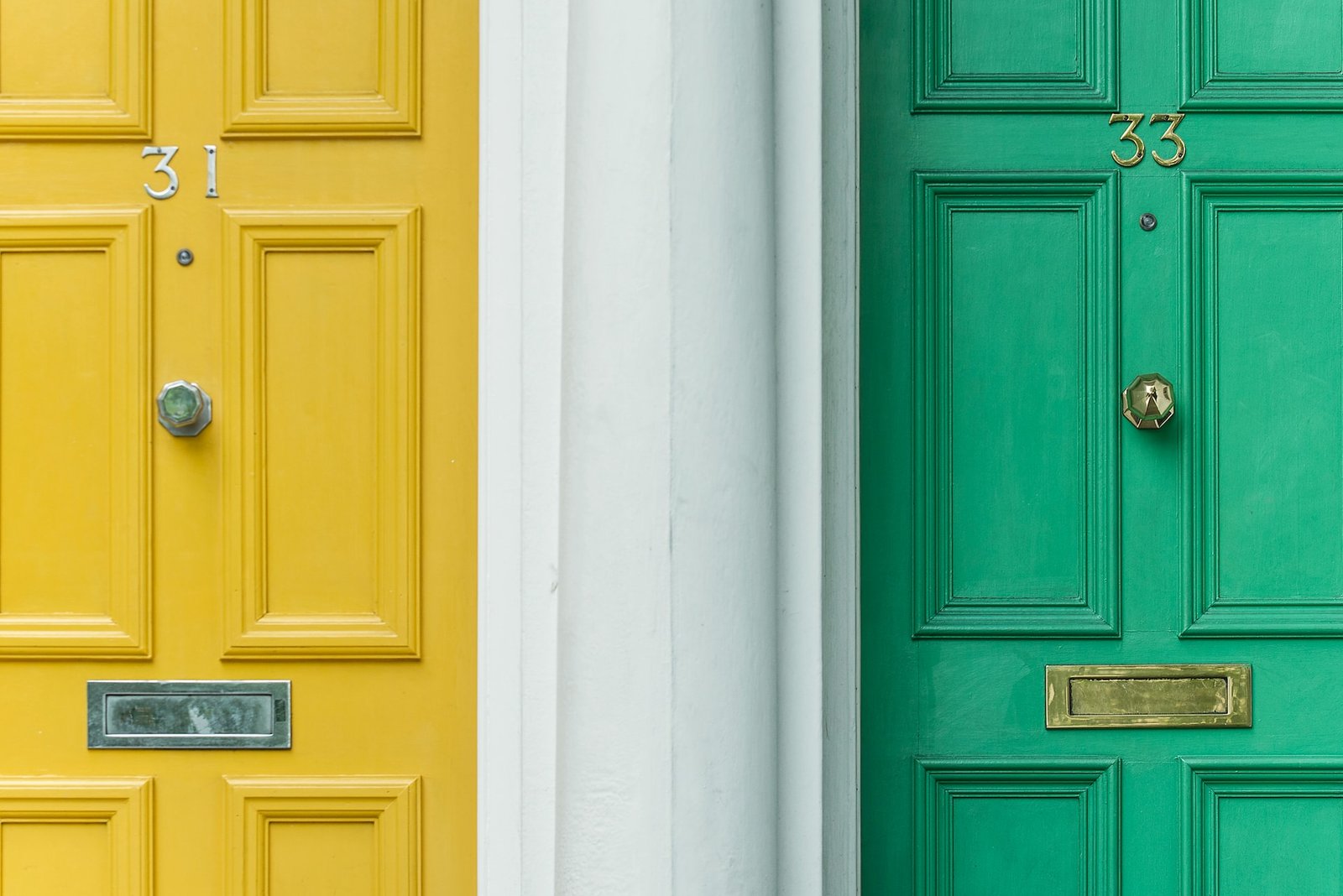 Front door colour can influence homebuyers
