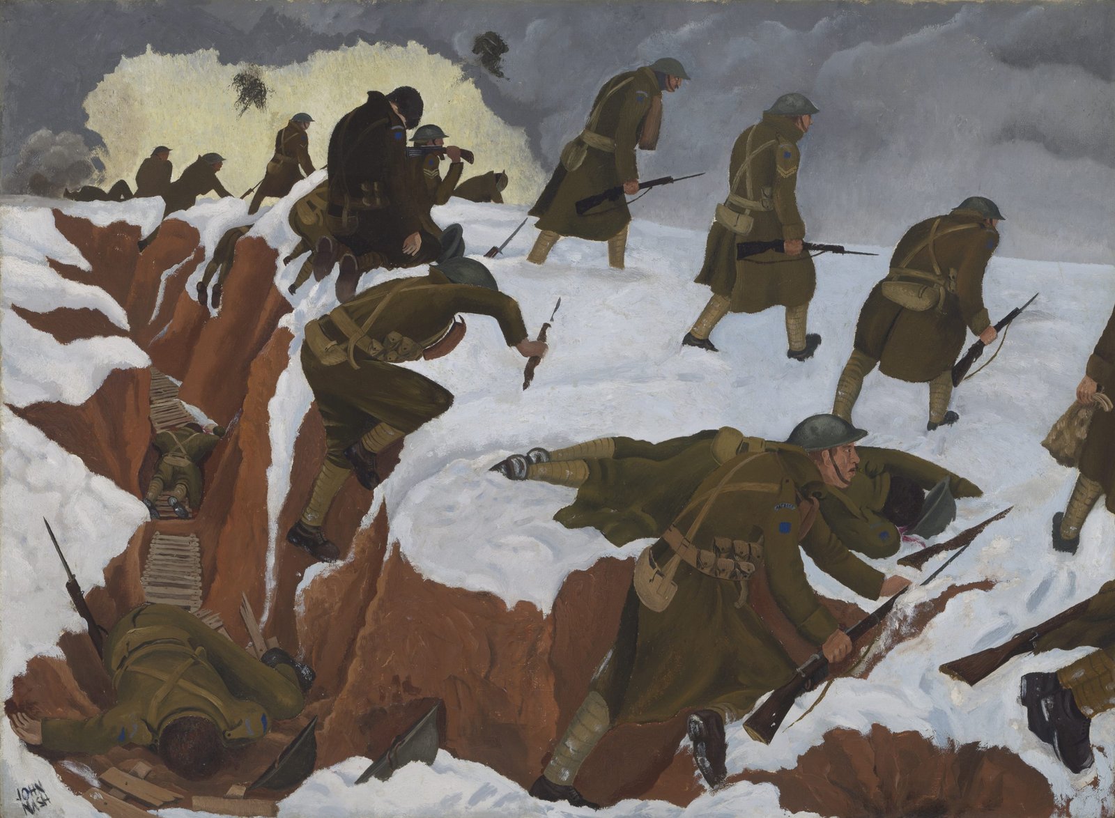 A new subject for art – modern war