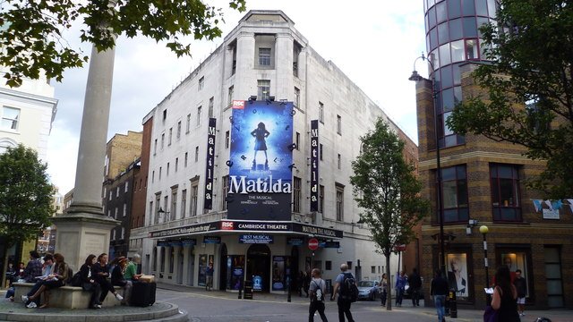 Best City to live for culture: The Cambridge Theatre on Earlham Street Seven Dials London