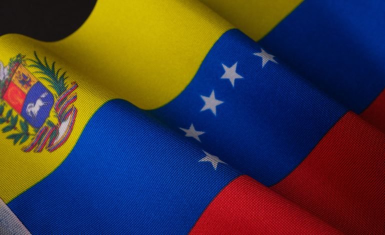 The Venezuelans flag, symbolising national pride and the crucial election deciding the country's future