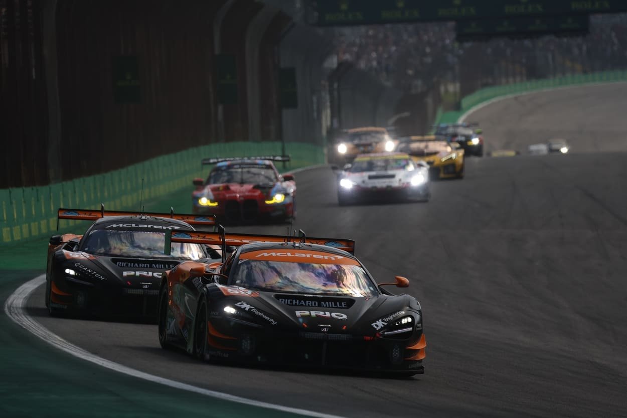 McLaren celebrates maiden FIA WEC podium in Brazil
