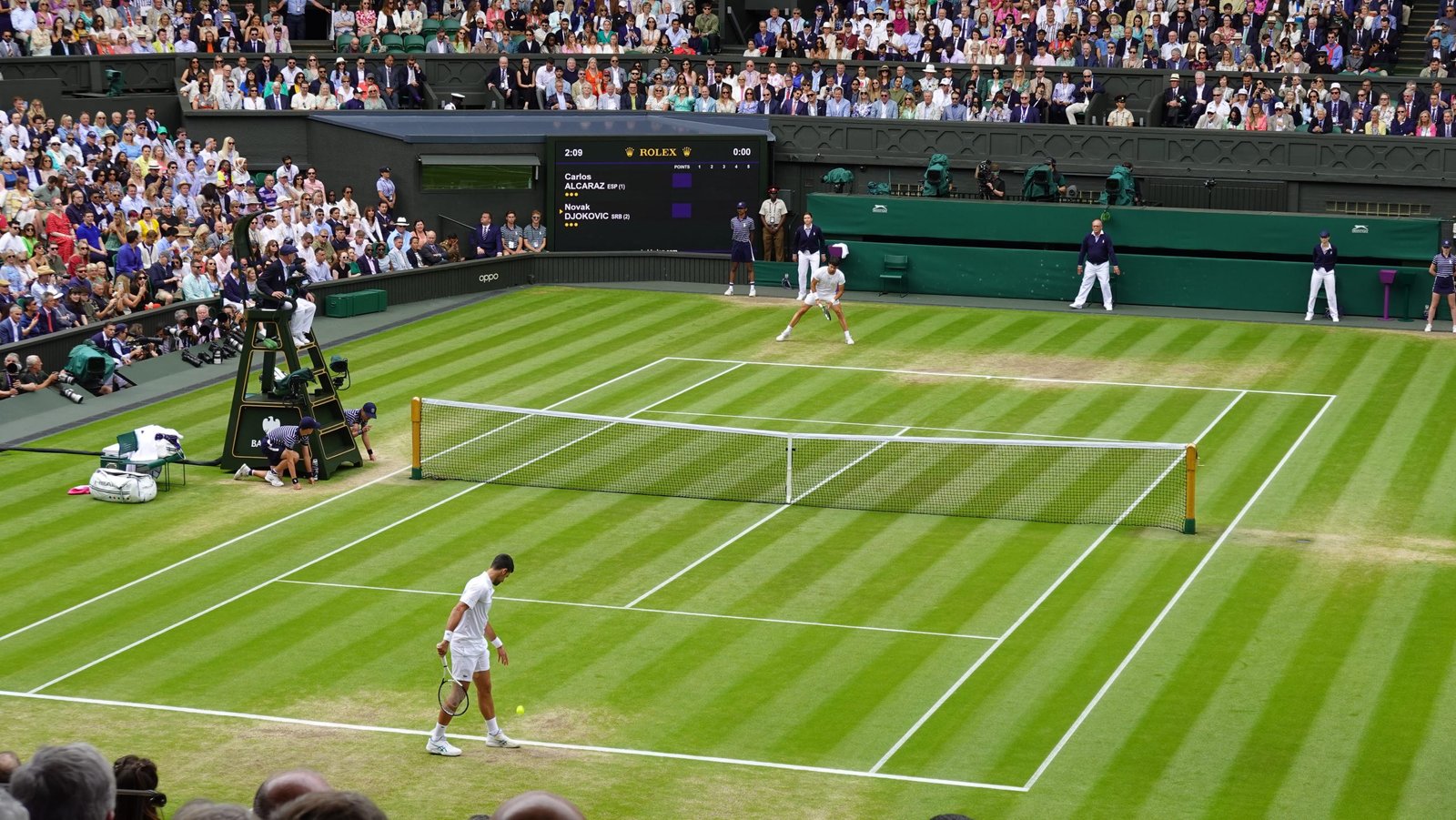 Carlos Alcaraz Wins Second Wimbledon Title, Defeats Djokovic in Straight Sets