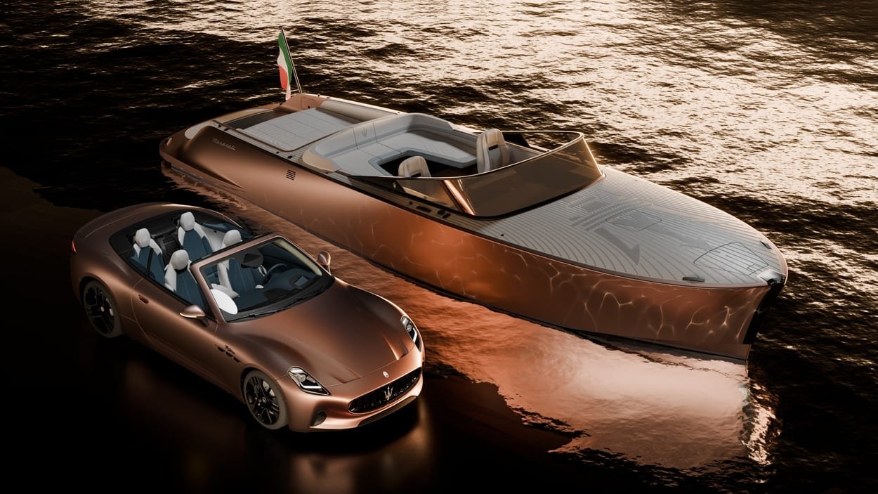Maserati reveals all-electric TRIDENTE powerboat