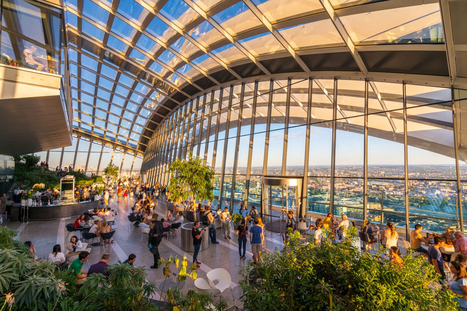 Visitor numbers to Square Mile public rooftop spaces surging