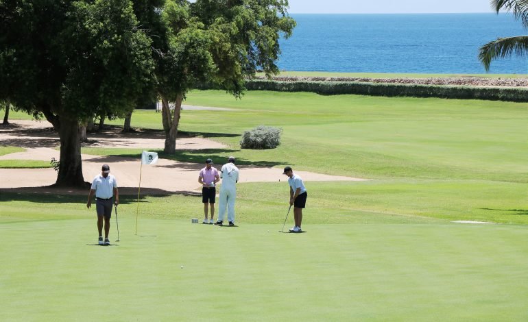 Casa de Campo resort golf course overlooking the Caribbean Sea.