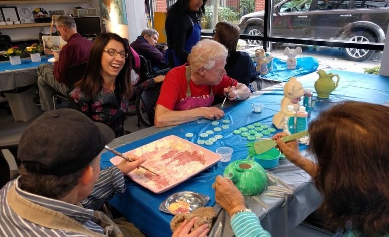 Residents participating in activities at Westminster City Council’s new mini community hubs in Victoria and Charing Cross.