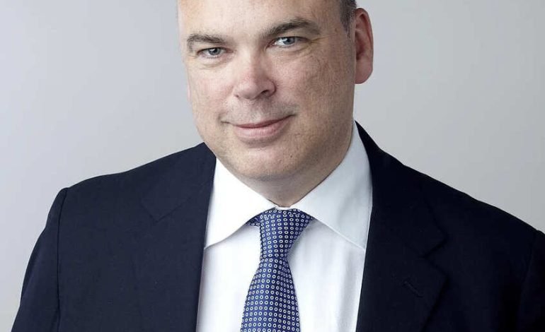 Portrait of British tech entrepreneur Mike Lynch, known for founding Autonomy and being a significant figure in the UK tech industry.