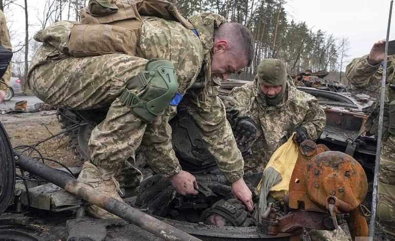 Russia Ukraine conflict escalation with Ukrainian forces advancing in Kursk region.