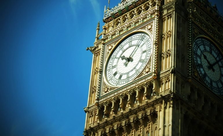 The UK Houses of Parliament with Big Ben, representing post-election changes in tax policies following the Labour Party's victory.