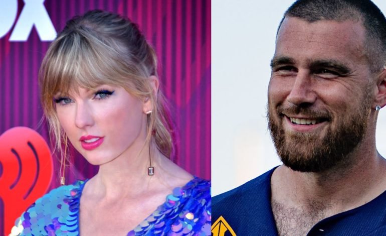 Taylor Swift and Travis Kelce together, highlighting their relationship amidst their successful careers.