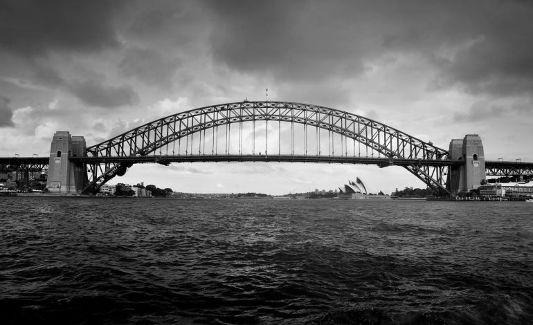 Sydney Harbour Bridge, symbolizing the error in the Liberal Party's candidate nominations for NSW council elections