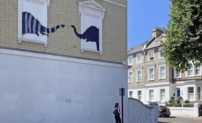 Banksy’s Elephants in Chelsea Restored After Vandalism