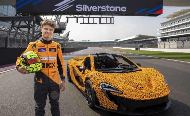 LEGO mclaren p1 and lando norris