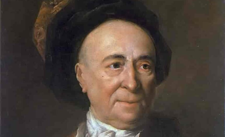 Portrait of Bernard Le Bovier de Fontenelle, an influential 18th century philosopher and writer who popularised the idea of extraterrestrial life through his work on the plurality of worlds.