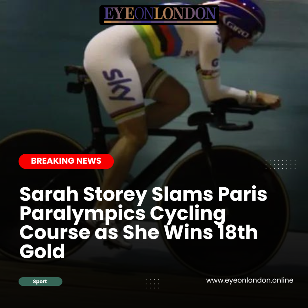 Sarah Storey Slams Paris Paralympics Cycling Course as She Wins 18th Gold