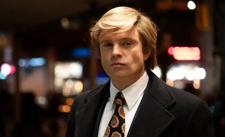 Sebastian Stan as Donald Trump in The Apprentice, a film exploring Trump's early career and his mentorship under Roy Cohn.