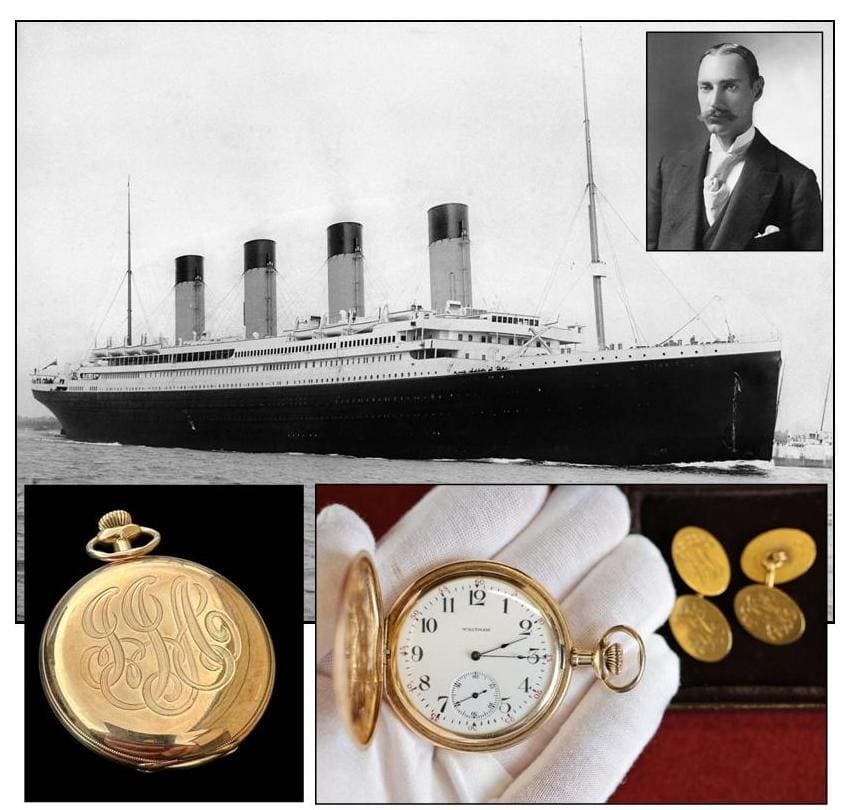 Gold Pocket Watch Given to Titanic Rescue Hero Sells for Record £1.56m