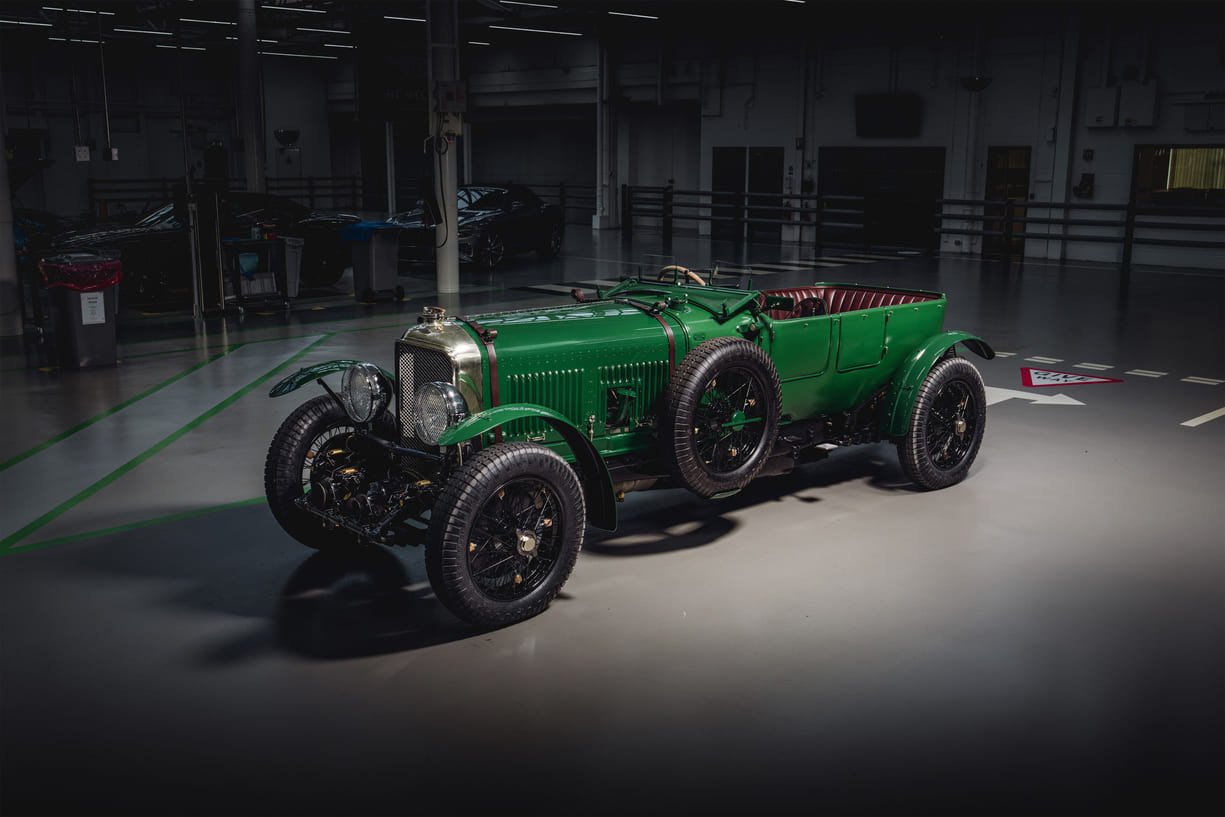 Speed Six Bentley rolls off production line