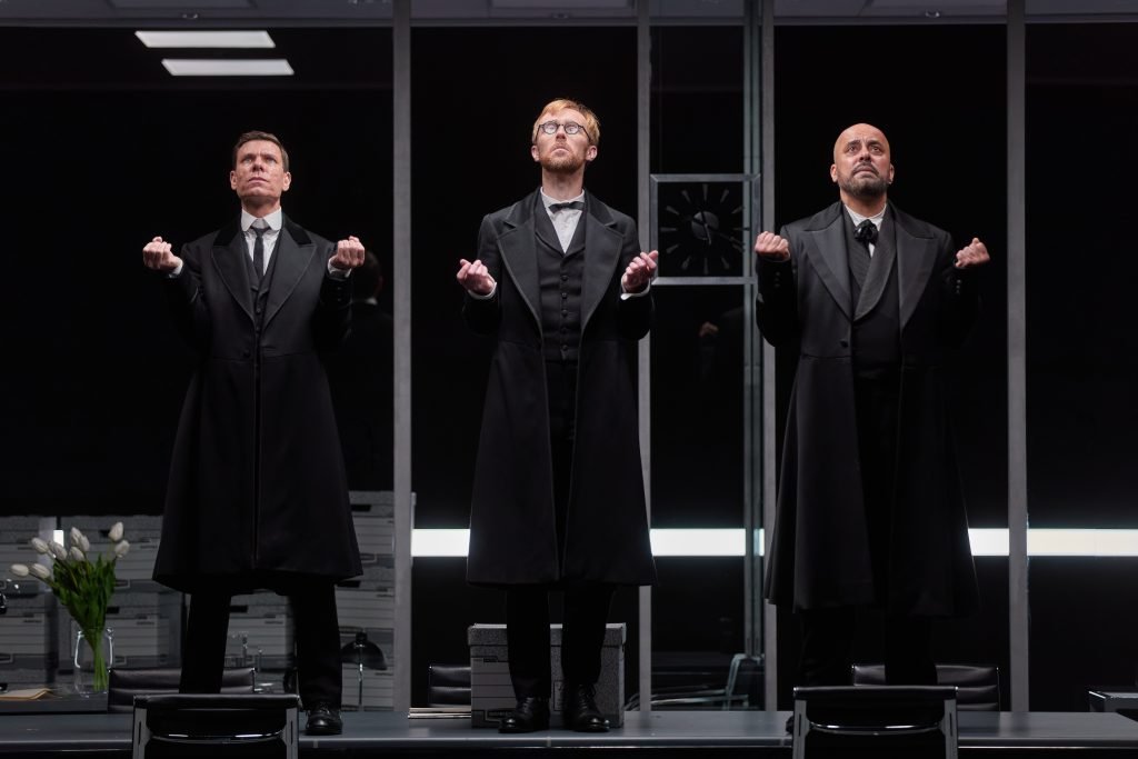 The Lehman Trilogy, Gillian Lynne, Sam Mendes, Es Devlin, Ben Power, John Heffernan, Aaron Krohn, Howard W. Overshown