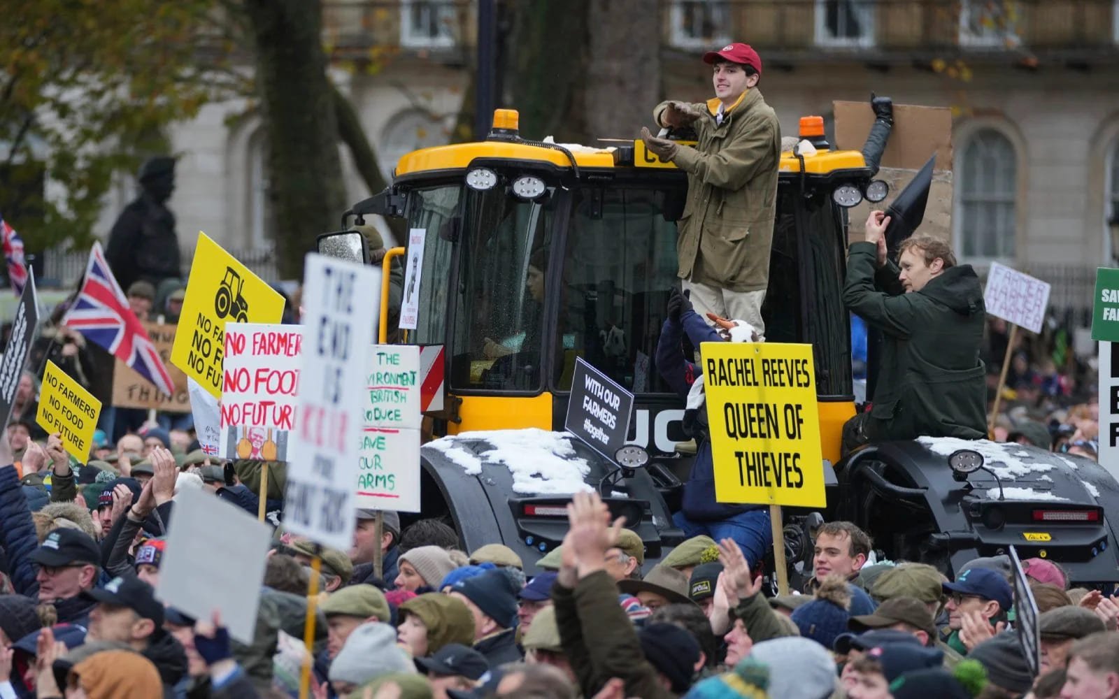 Hundreds of Farmers Rally in London to Protest Controversial £1 Million Tax Changes