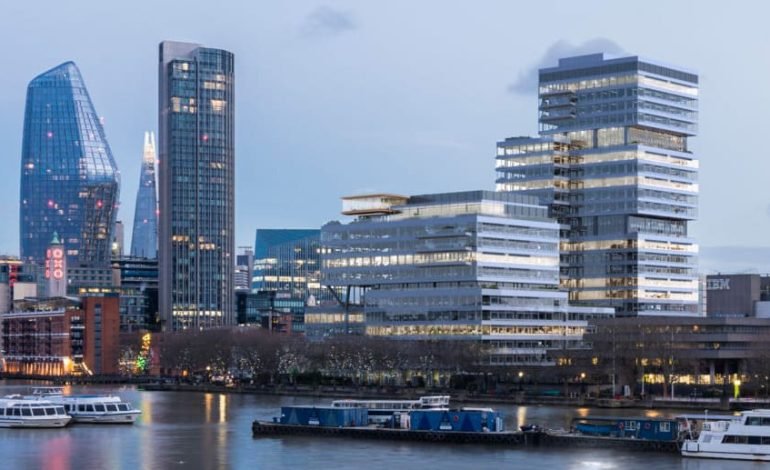 Proposed redevelopment of South Bank ITV Studios site overlooking the Thames.