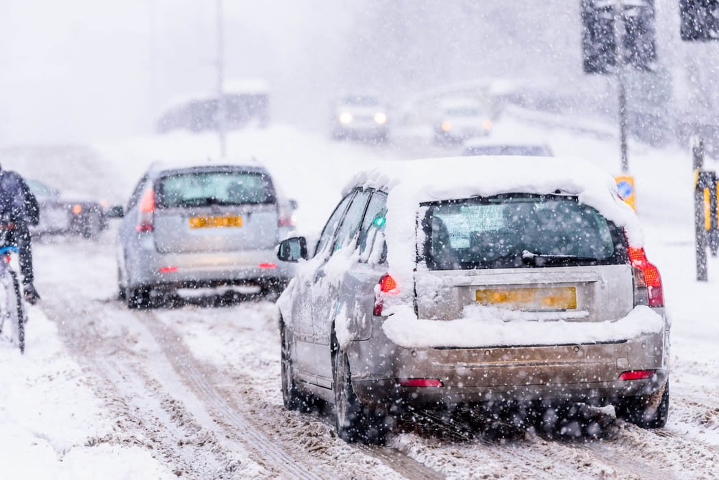 Winter weather warning for motorists