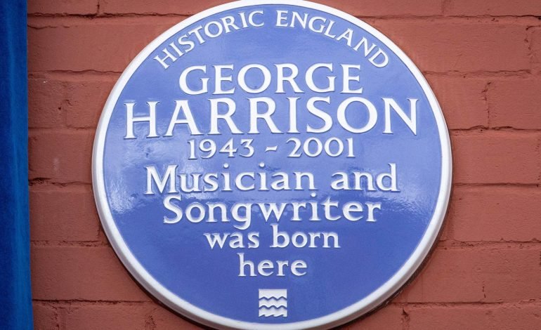 2025 Blue Plaques commemorative sign honouring a historic figure in the UK