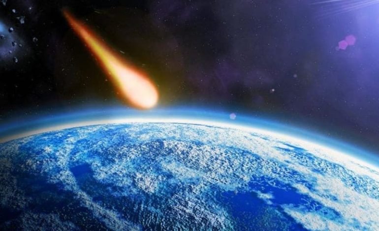 Asteroid collision simulated to show environmental impact