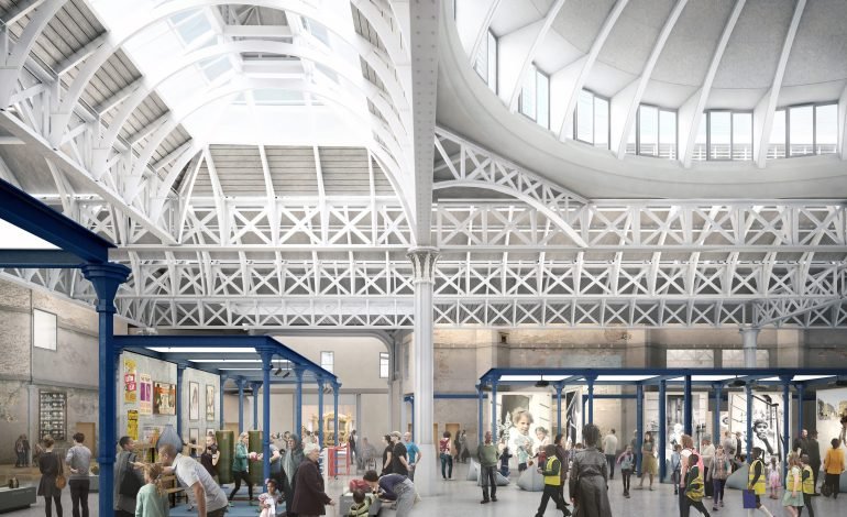 Interior view of the new Smithfield site as part of London Museum whiteness inclusion strategy