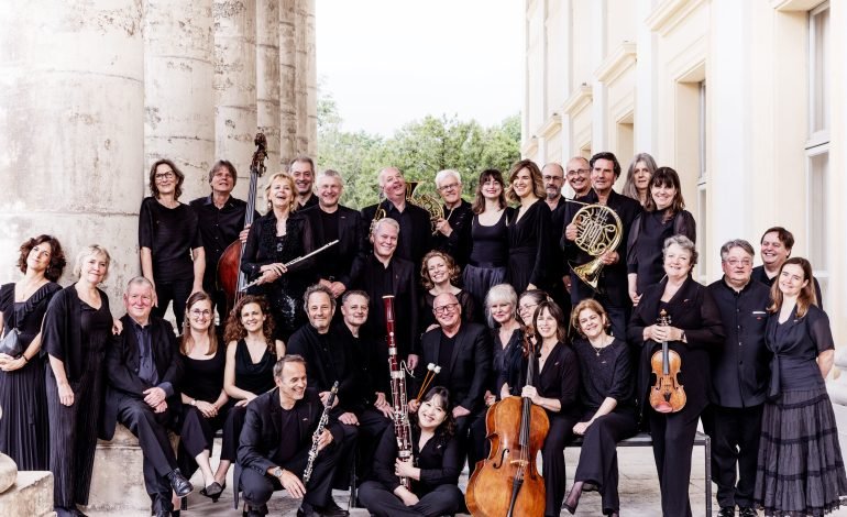 Chamber Orchestra of Europe at the Barbican group photo ahead of their London performance
