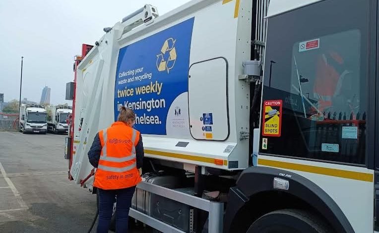 Kensington and Chelsea bin lorries switch to vegetable oil in push for greener borough