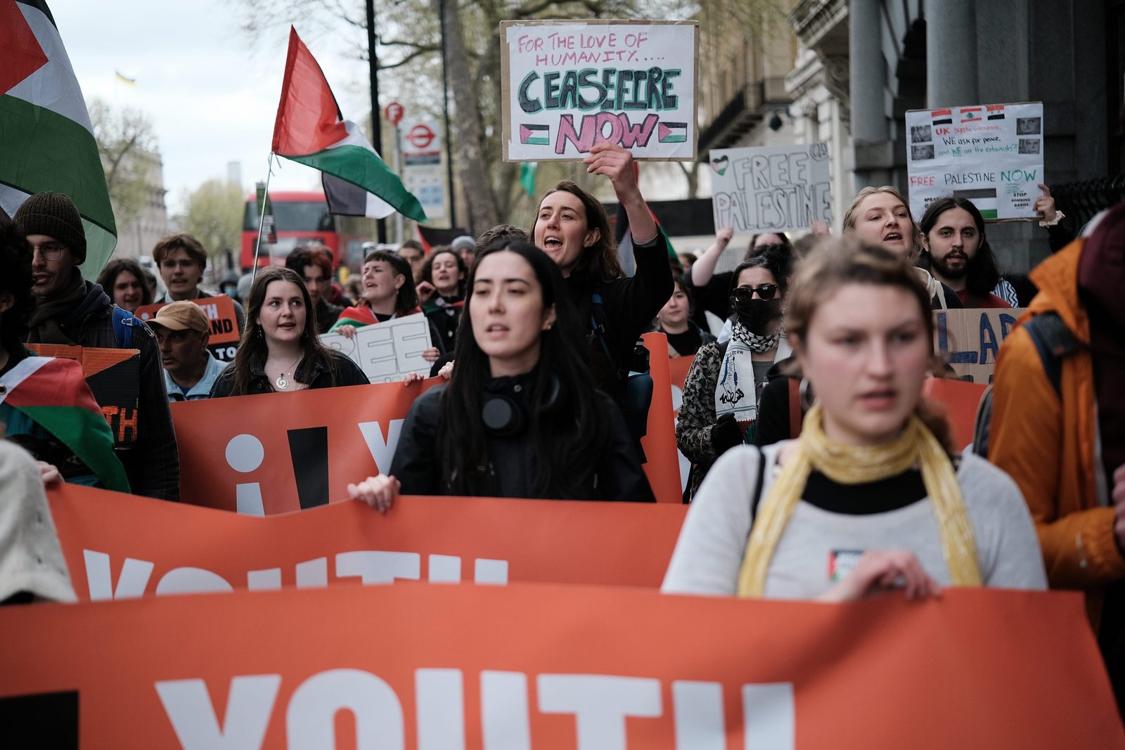 Youth Demand protest arrests in London spark roadblock disruption