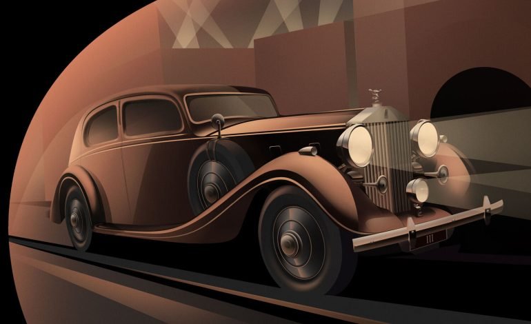 Rolls Royce Phantom III illustration