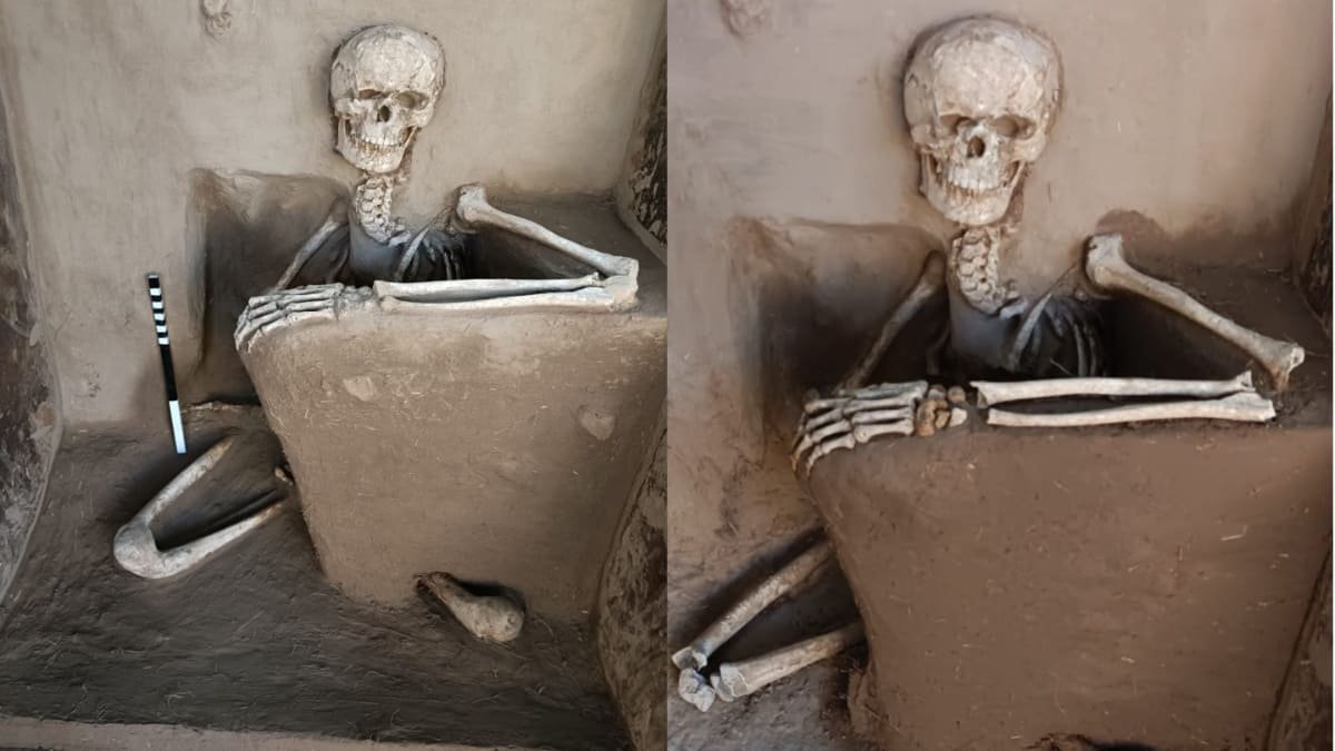 Vadnagar 1000 year old skeleton remains unhoused