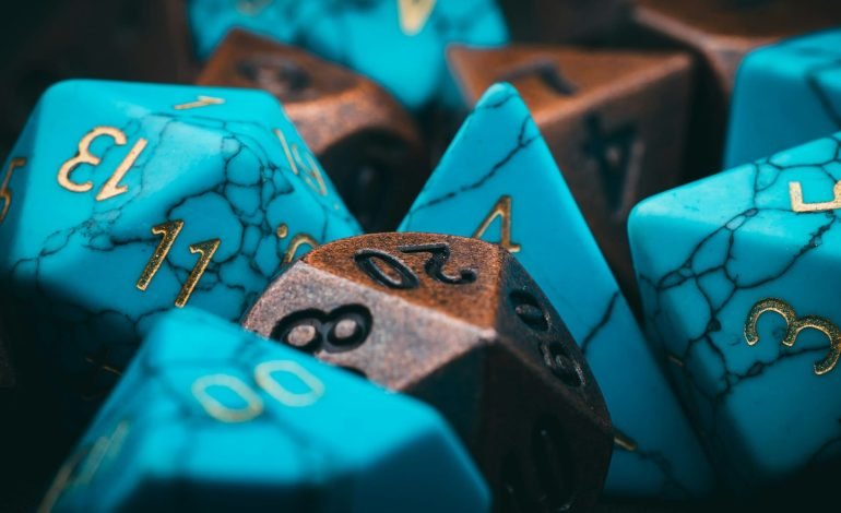 dice used for tabletop gaming