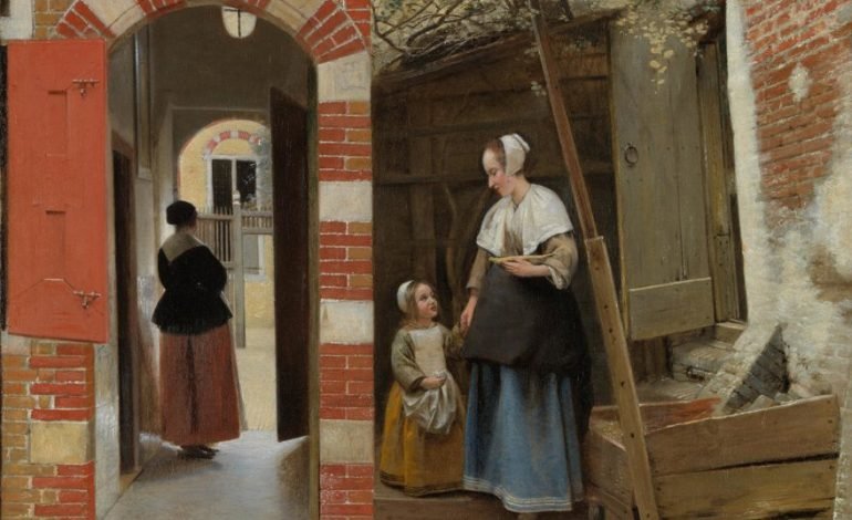 Image Pieter de Hooch, 'The Courtyard of a House in Delft', 1658