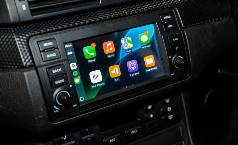 convenience feature retrofitted to the dash of a 2005 bmw 330ci