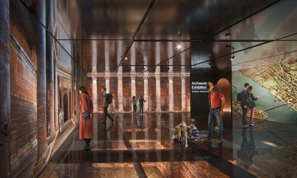 85G Proposed exhibition space showcasing the Roman Basilica remains web copy