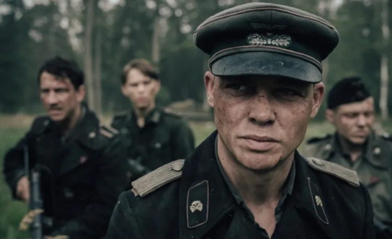 Cast of Der Tiger in wartime setting from Amazon MGM Studios Germany feature film