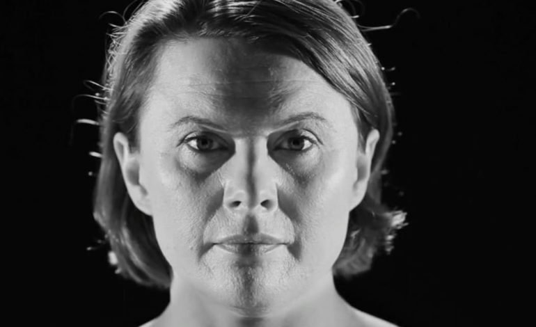 Monica Dolan portrait in black and white reflecting on her acting inspiration