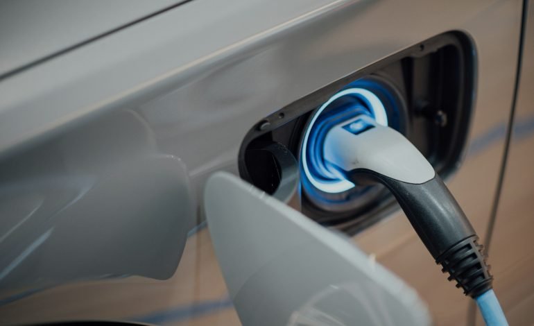 electric car plug charging