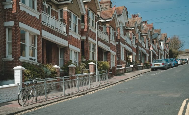 row of house in uk