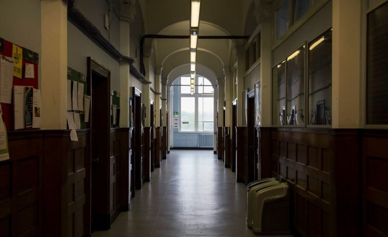 school corridor