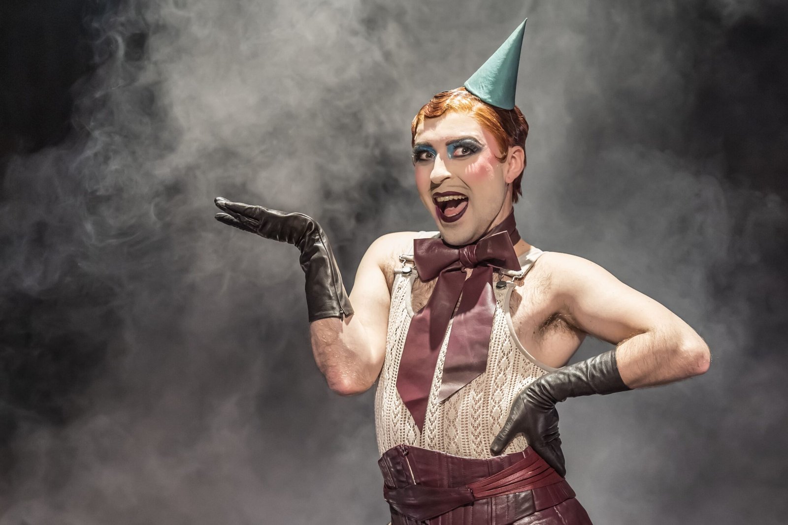 CABARET. Rob Madge (The Emcee). Photo Marc Brenner copy