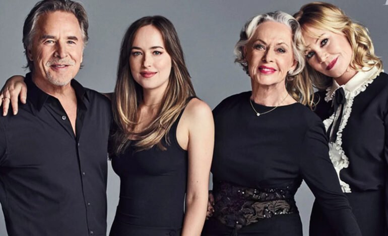 Melanie Griffith and Dakota Johnson red carpet – family portrait with Don Johnson and Tippi Hedren