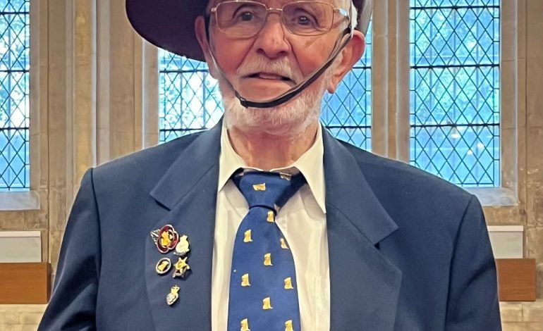 101-year-old WWII veteran honoured at Guildhall