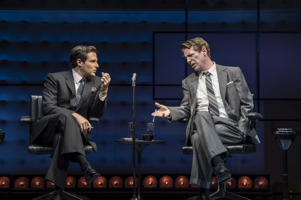 Ben Rappaport (Jack Parr) & Sean Hayes (Oscar Levant). Credit Johan Persson copy