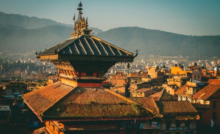 Bhaktapur old city near Kathmandy in Nepal