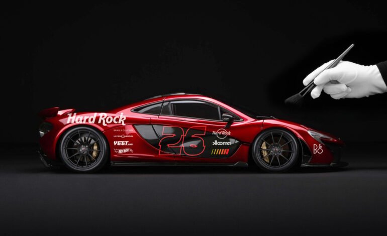 HERO IMAGE McLaren P1 with Gumball 3000 Livery 1.8 Scale (1)