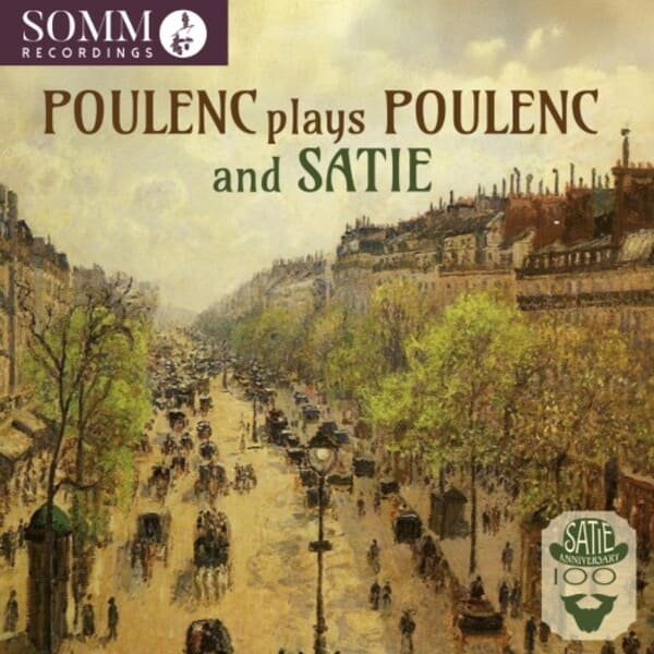 Poulenc plays Poulenc and Satie album cover